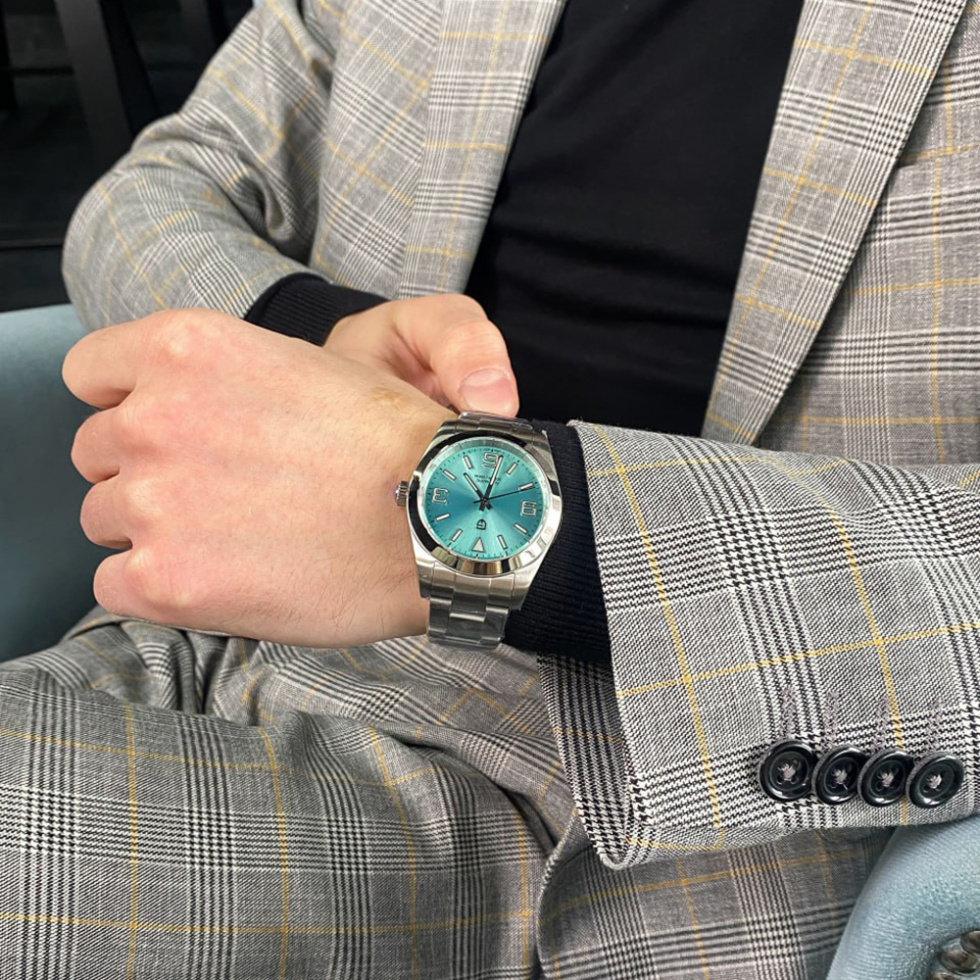 large Часы мужские Pagani Design PD-1692 Silver-Blue 4